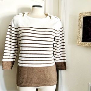 Karen Scott / Sweater~Zipper Detail